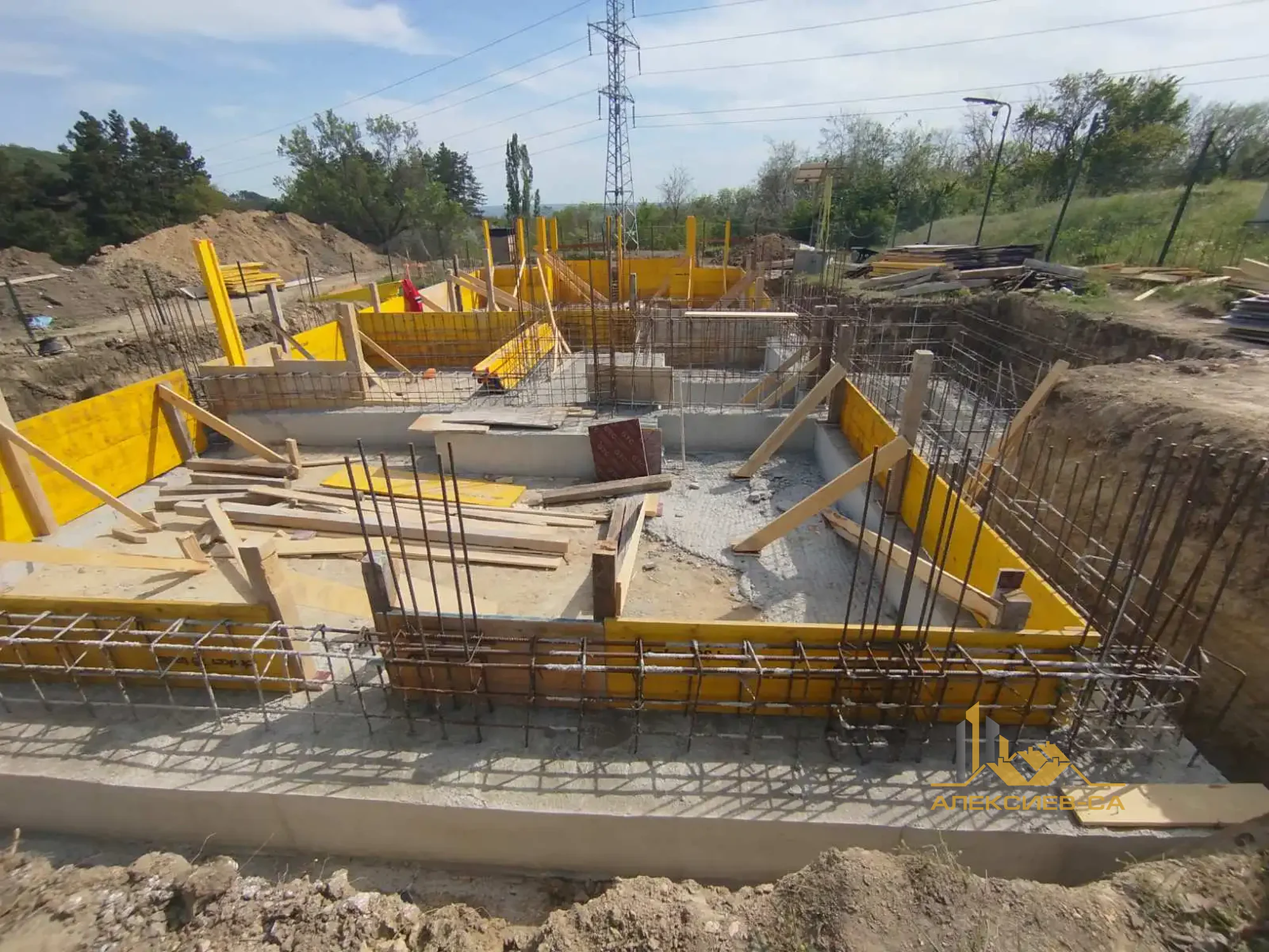 House construction from scratch in Aksakovo by ALEKSIEV-SA